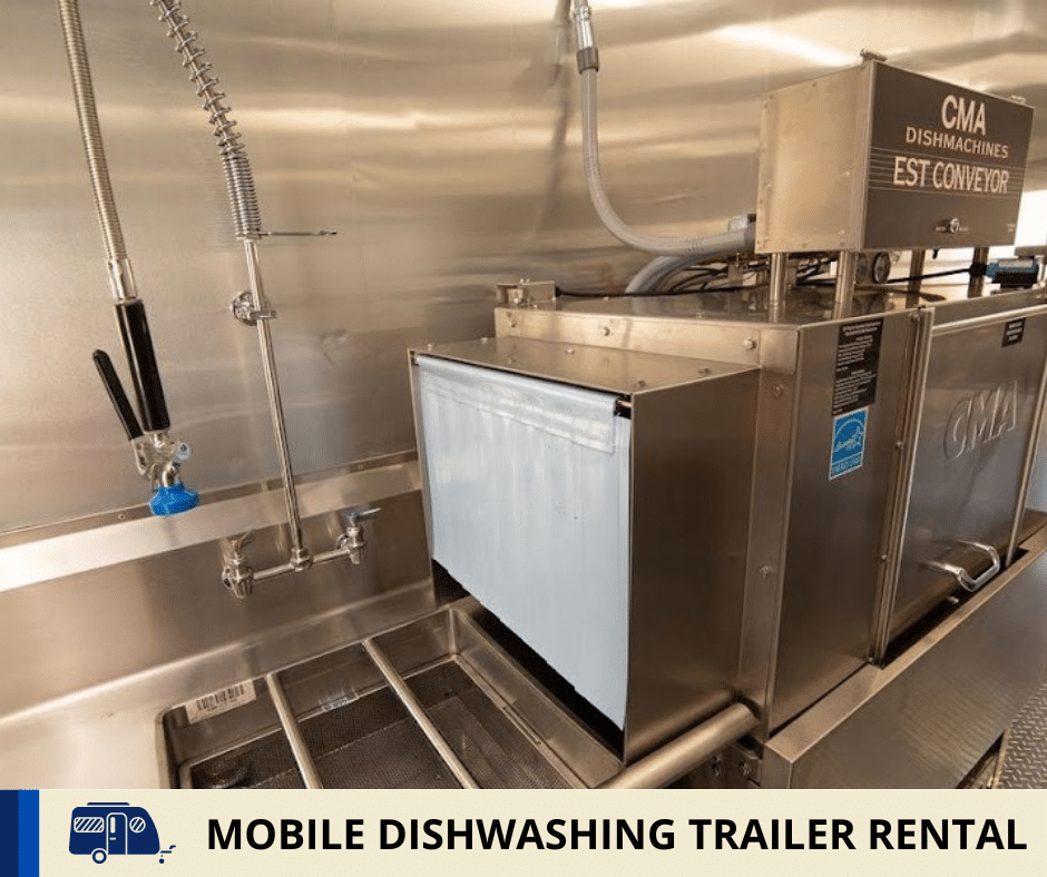 Mobile Dishwashing Trailer Rental